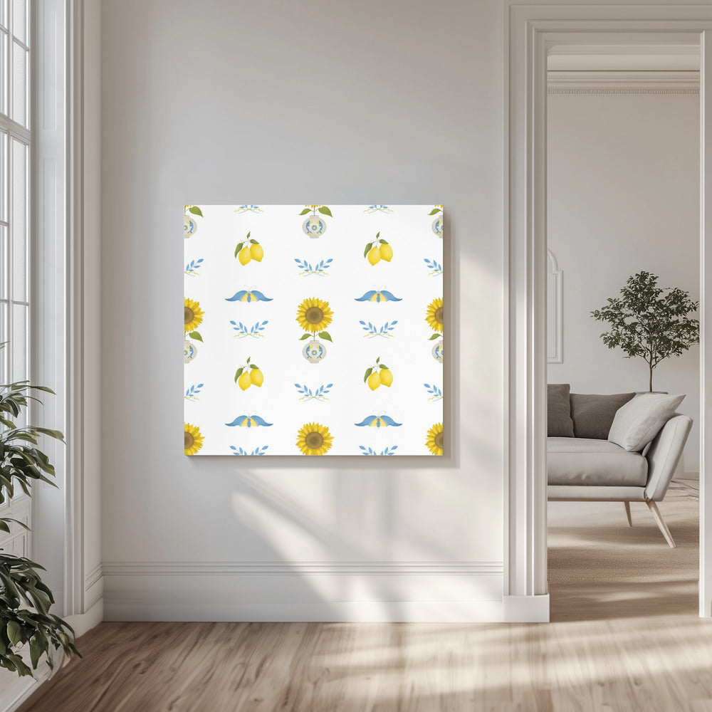 Italy Vintage Pattern | Canvas