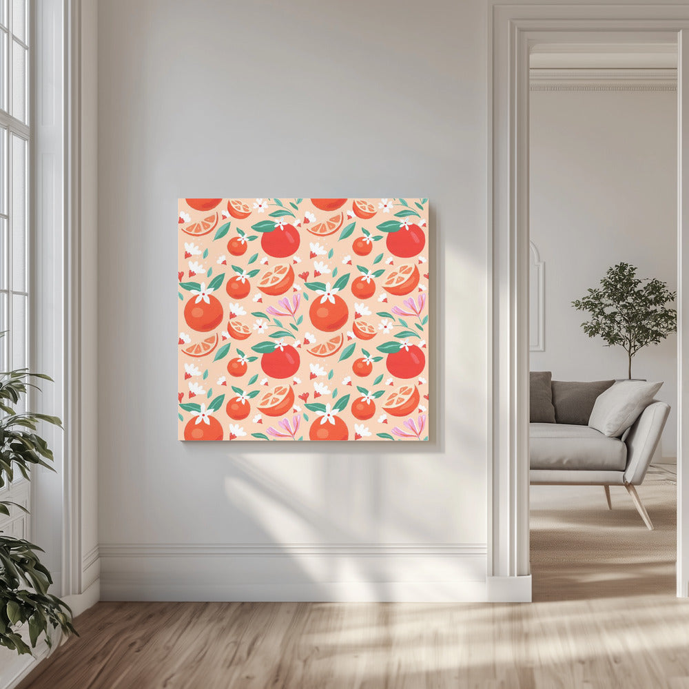 Citrus Pattern | Canvas
