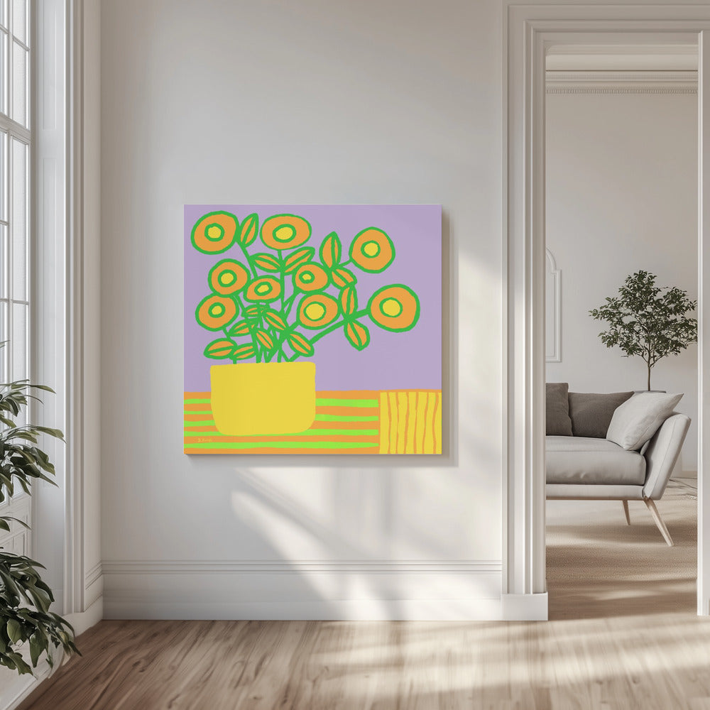 Flowers on table | Canvas