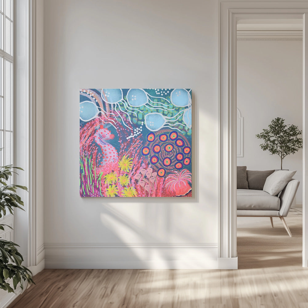 Seahorse In the Rainforest of the Sea | Canvas