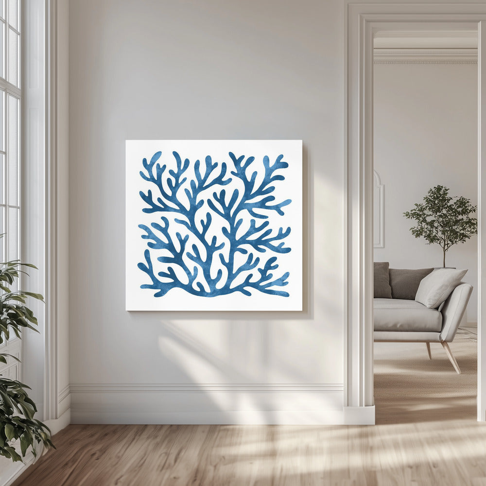 Coral Square II | Canvas