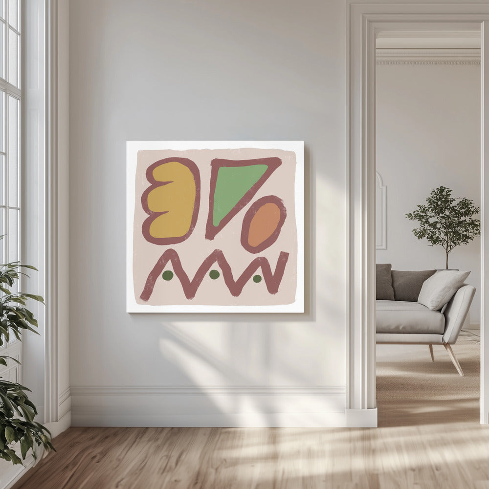 Modern art shapes | Canvas