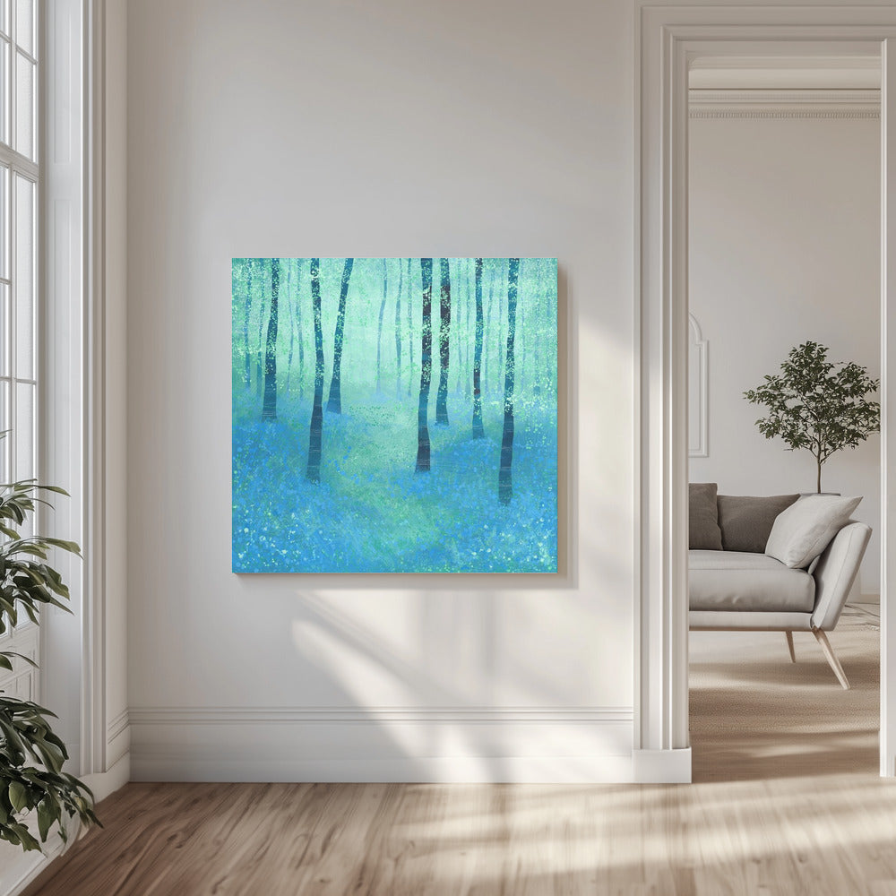 Bluebell Woodland | Canvas
