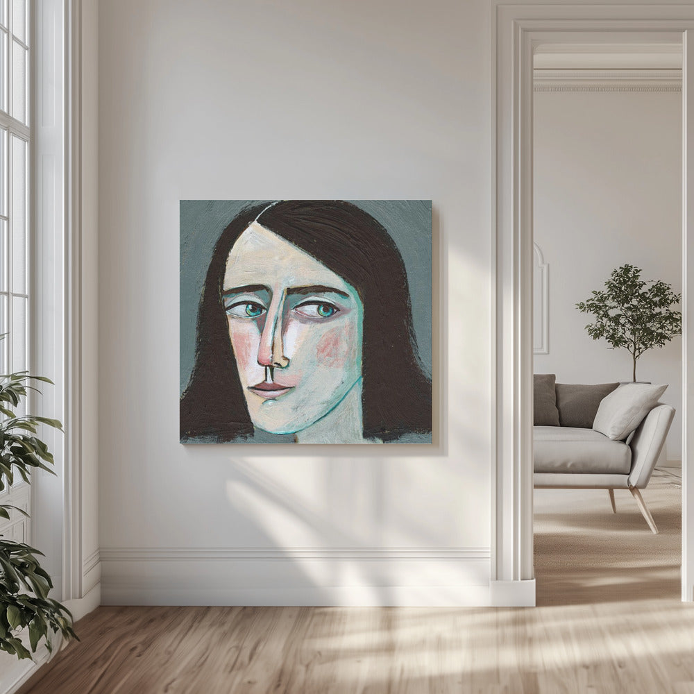 Face Woman Portrait - Never Look Back | Canvas