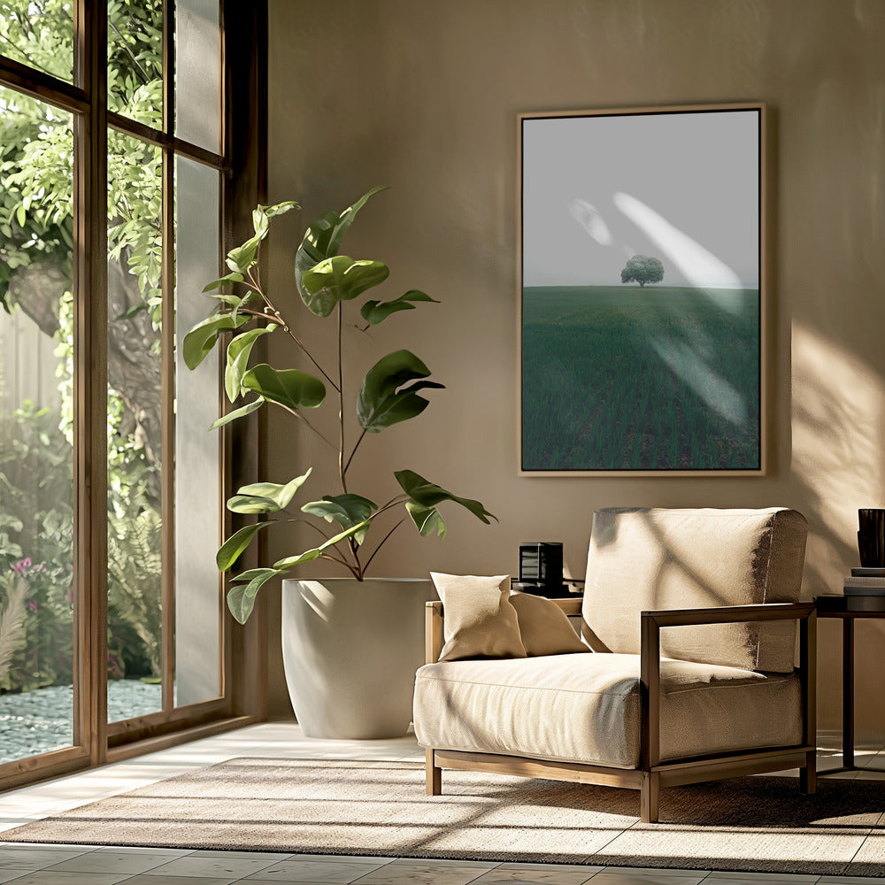 The lonely oak tree | Poster