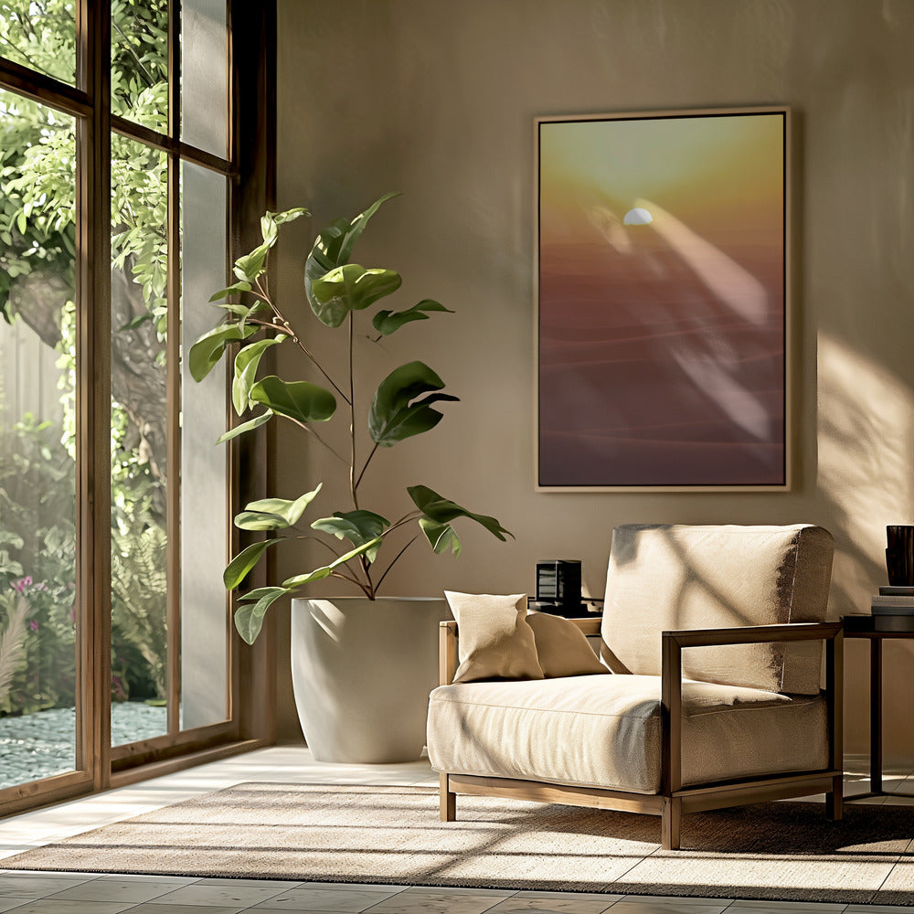 Sunset over Dunes | Poster