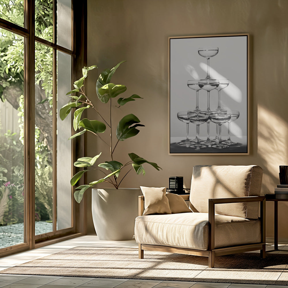 Champagne tower_6 | Poster