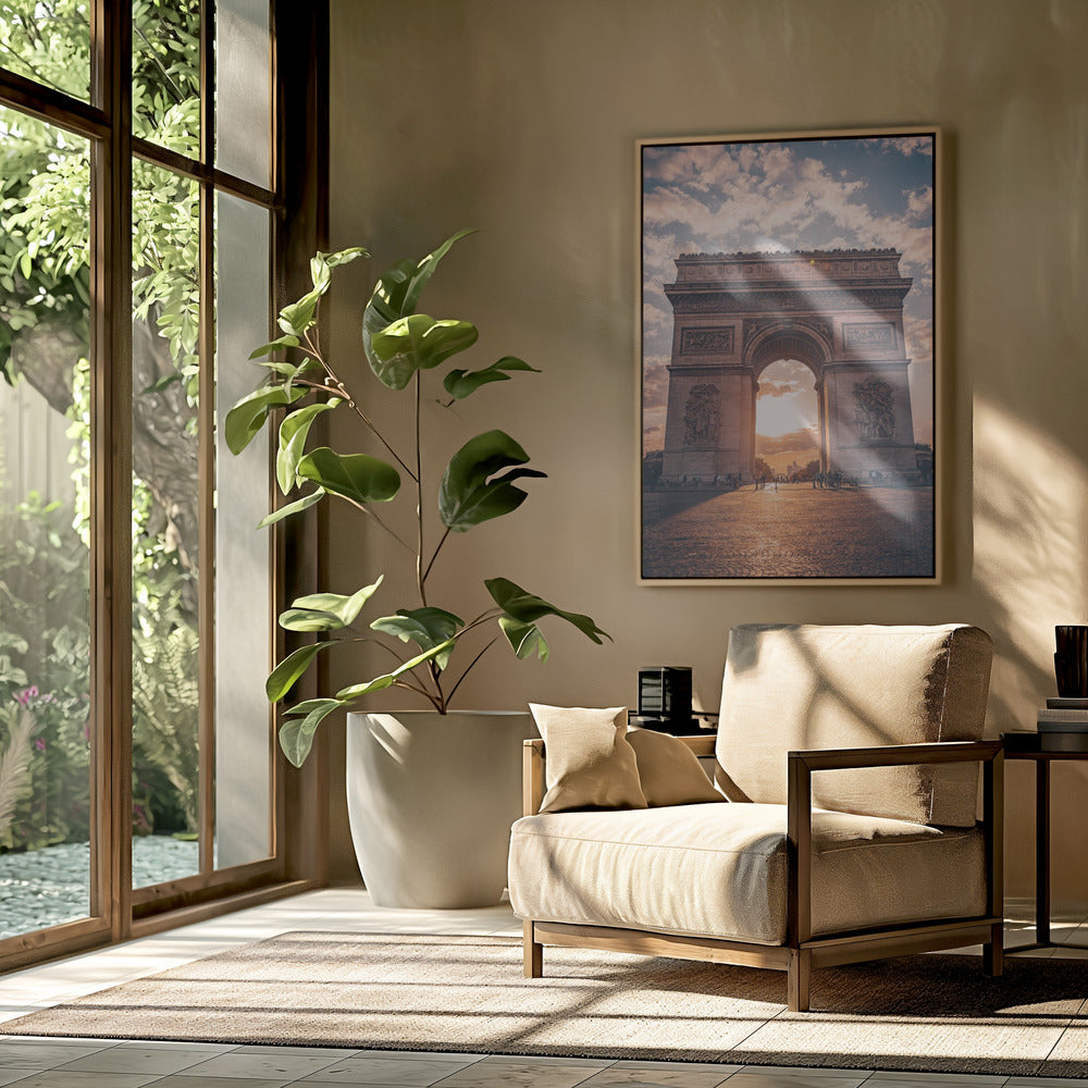 Golden Arc of Paris | Poster