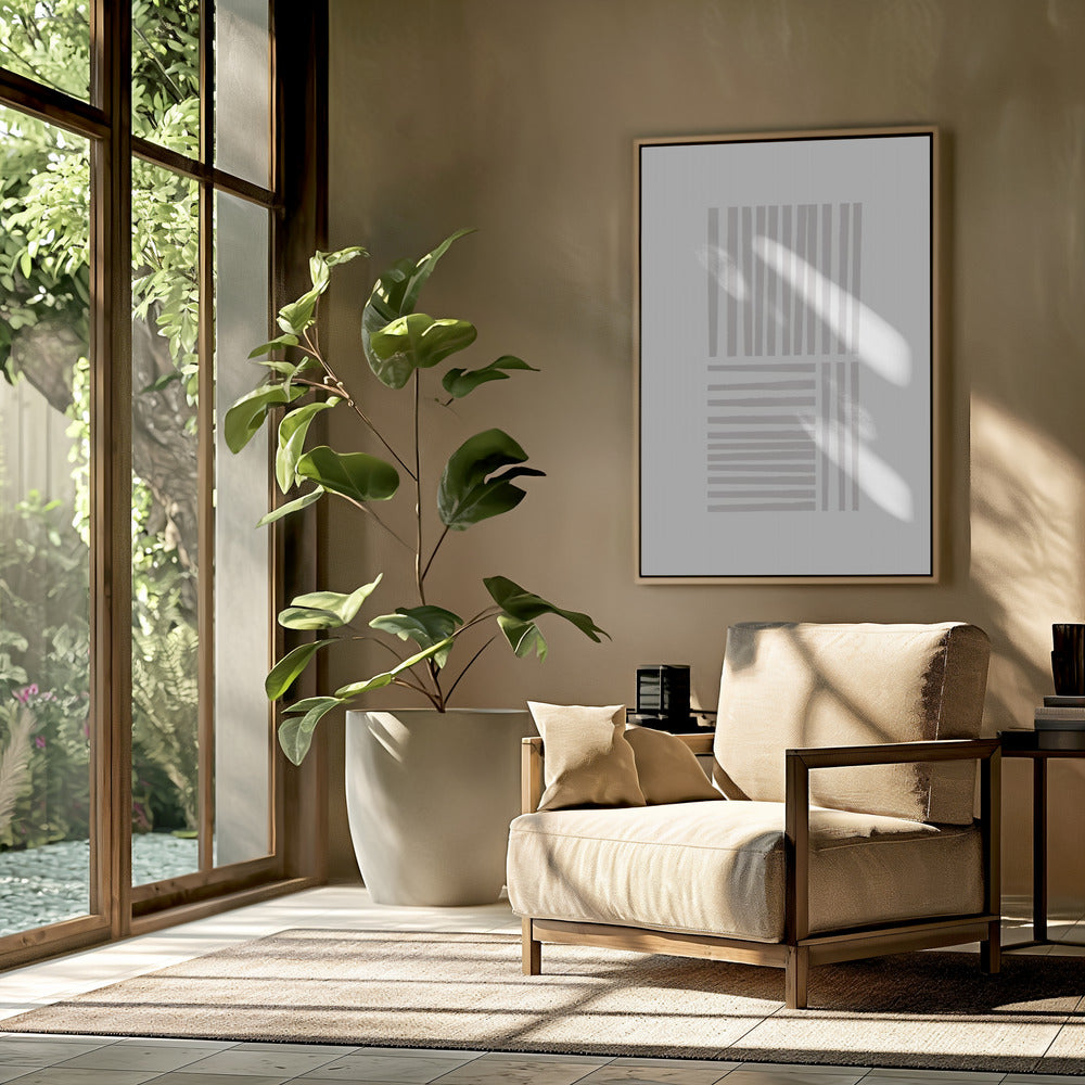 Geometric Gray Lines | Poster