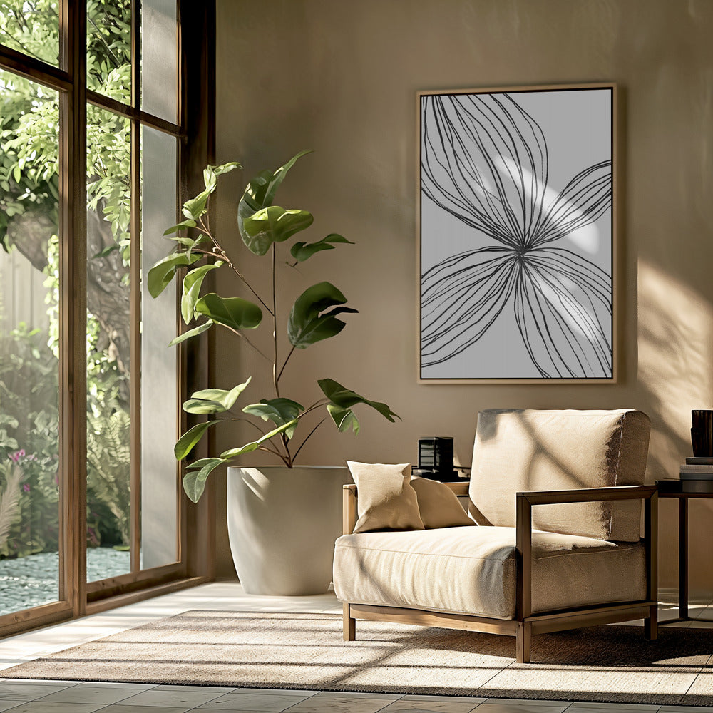 Flowing Petal Lines | Poster