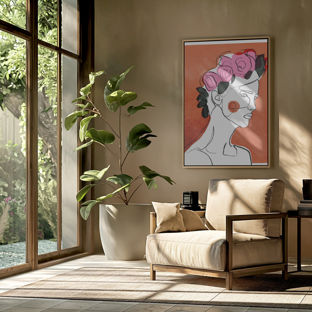 Floral Contemplation | Poster