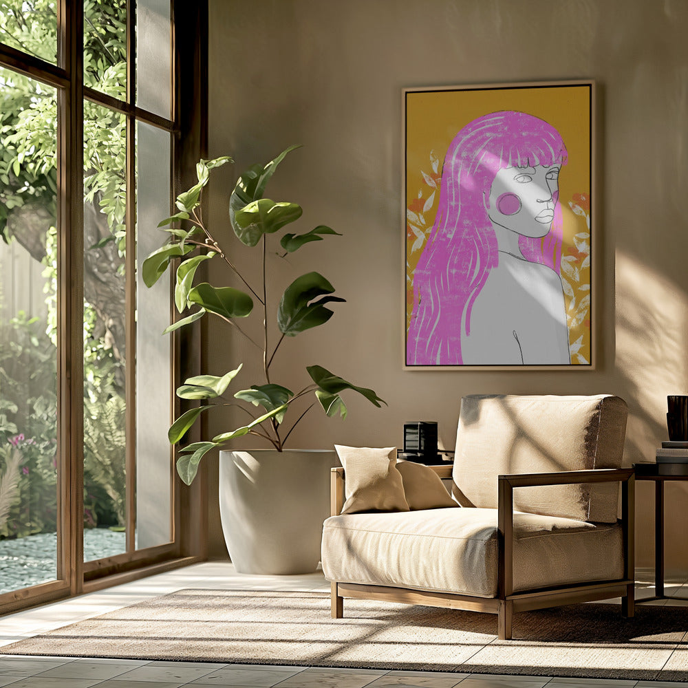 Pink Whisper Gaze | Poster