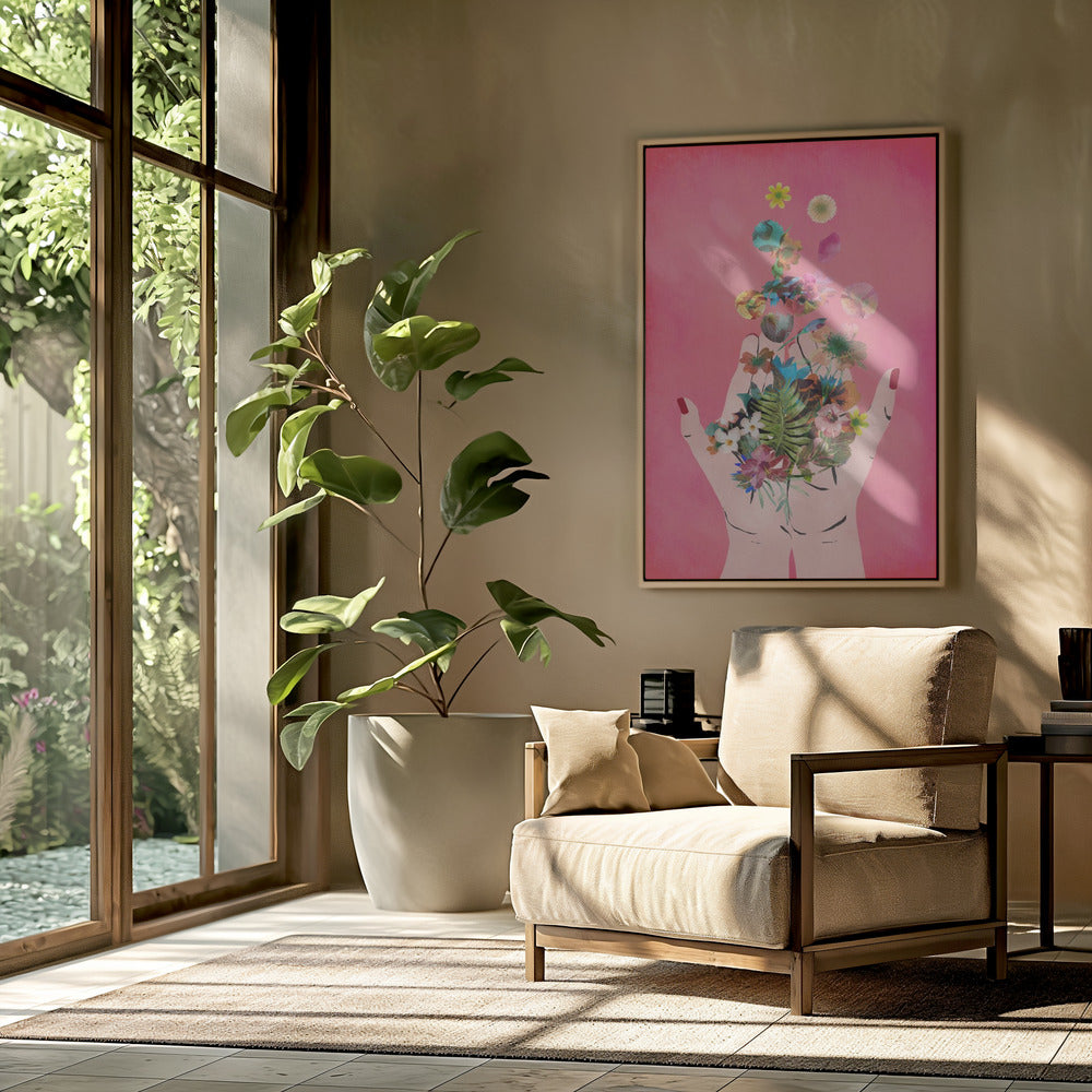 Blooming in Hands | Poster