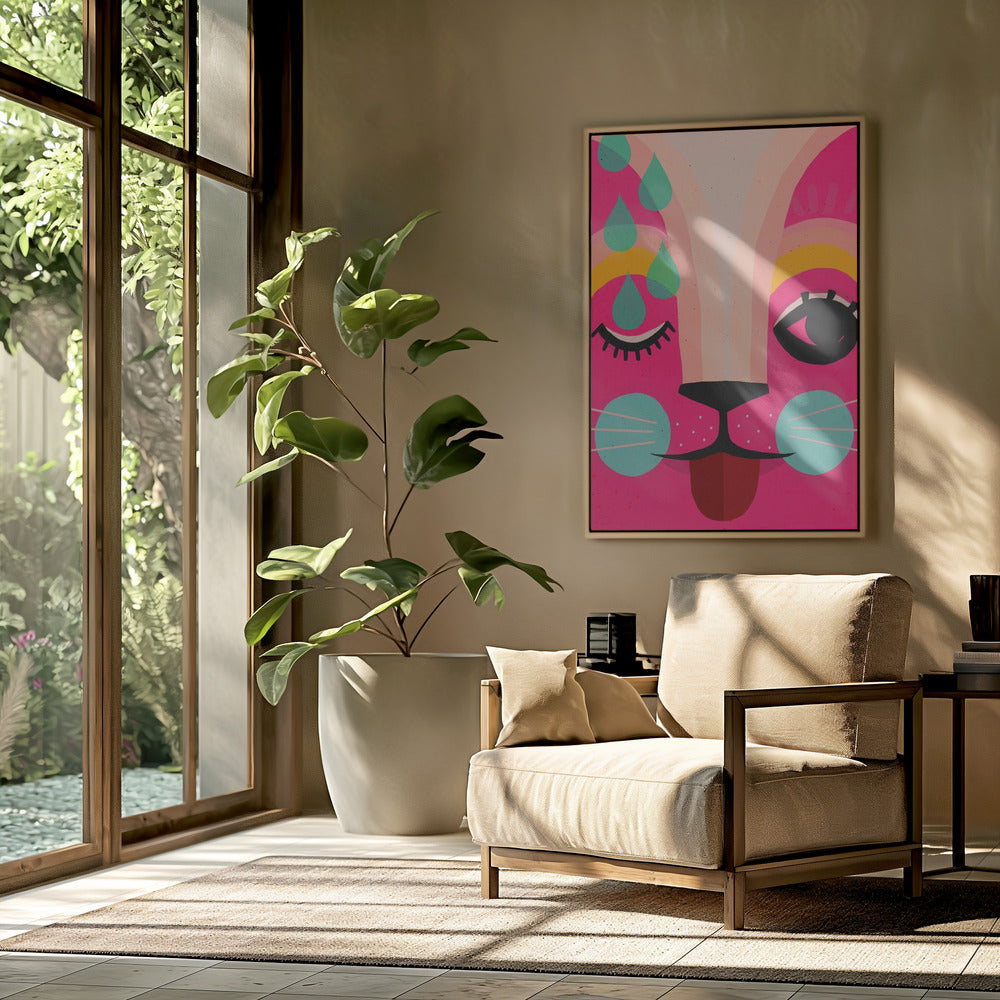 Vibrant Feline Dreams | Poster