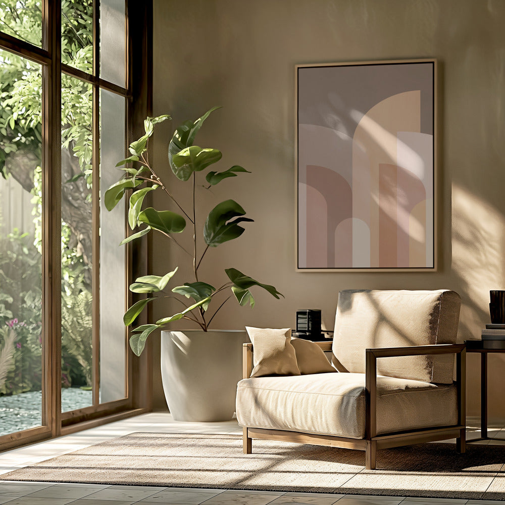 Retro Geometric II | Poster