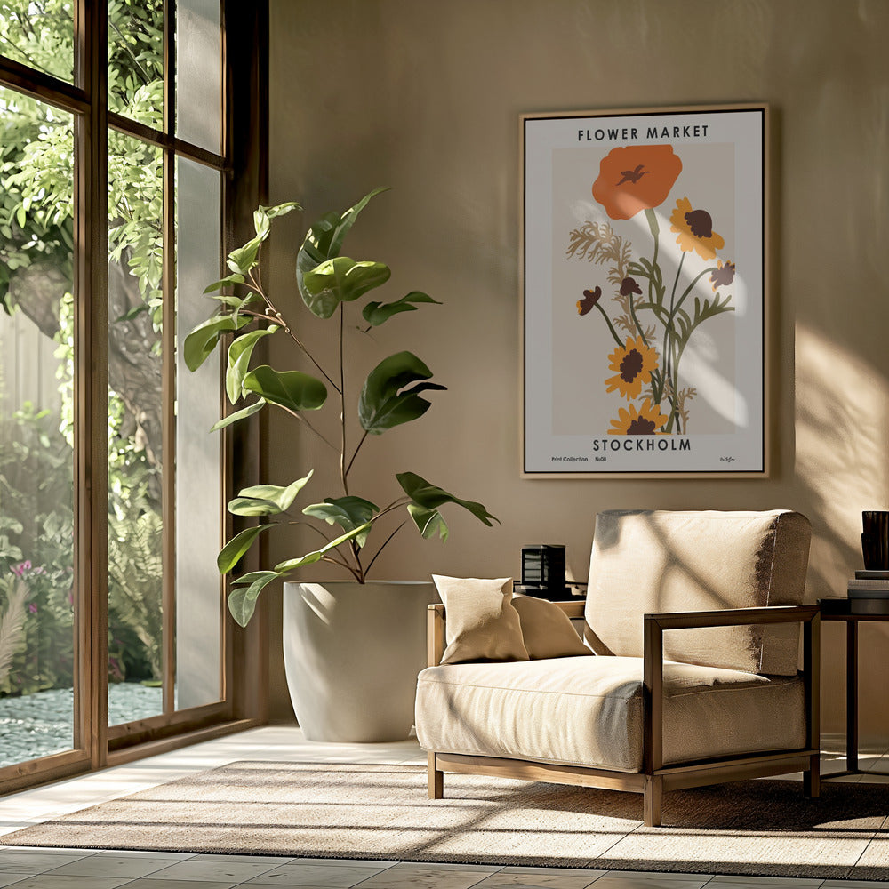 Flower Market. Stockholm | Poster
