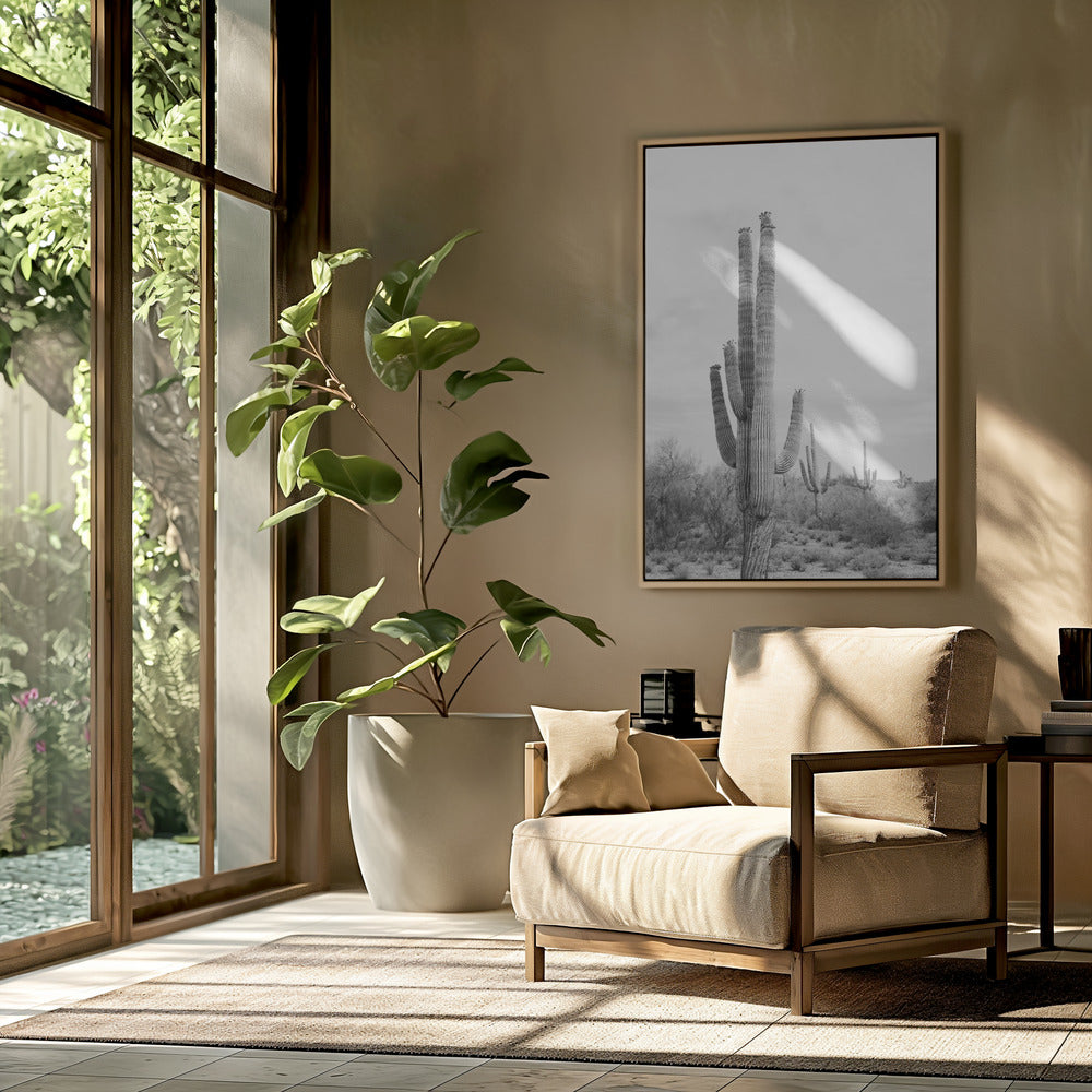 Saguaro B&amp;W | Poster