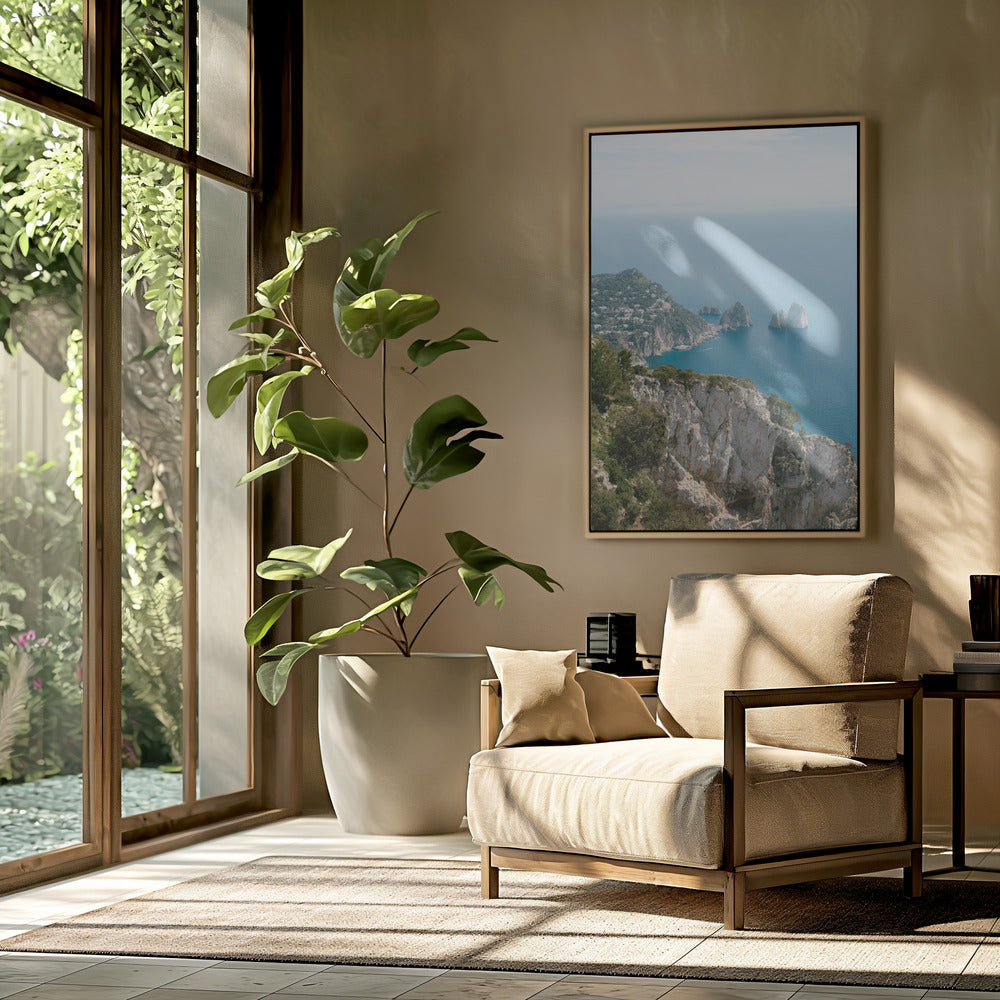 Coast of Capri Italy | Poster