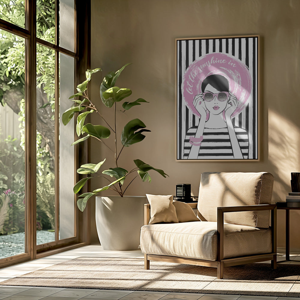 Pink Sunglasses Vibe | Poster