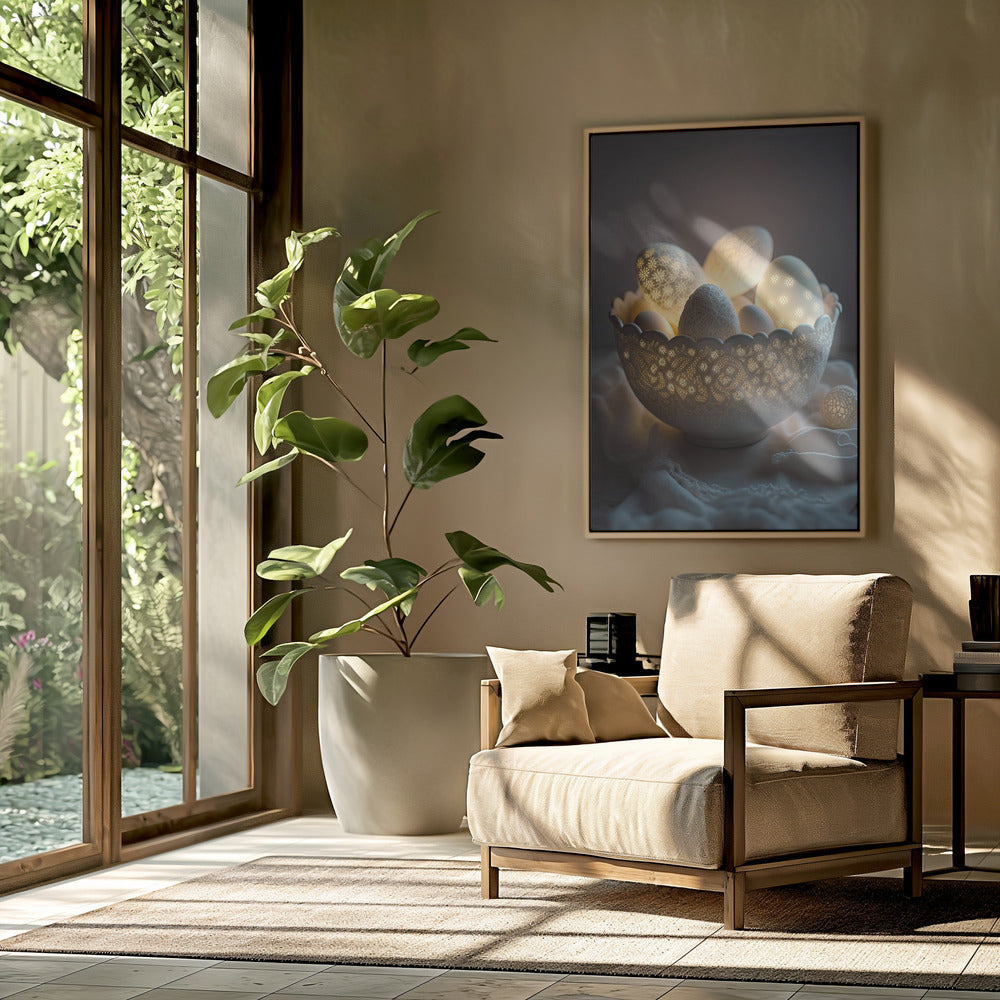 Radiant Egg Elegance | Poster