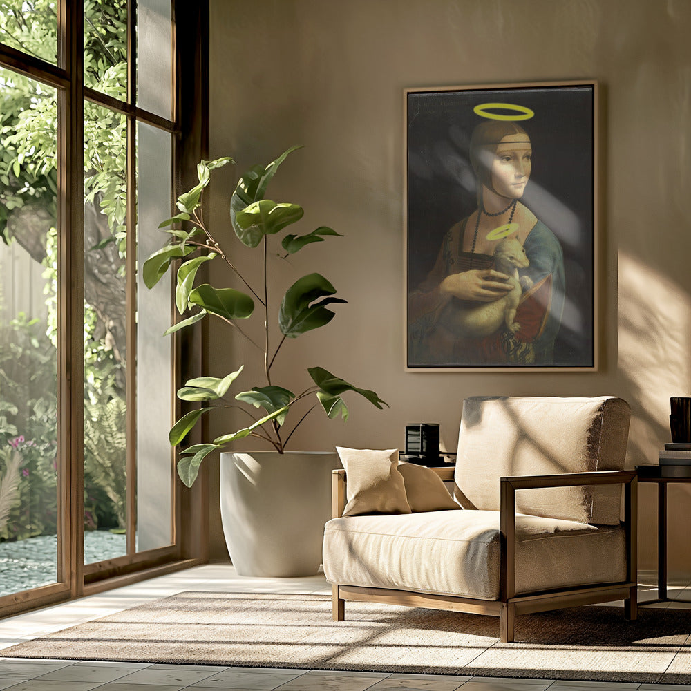 Lady with a halo | Poster