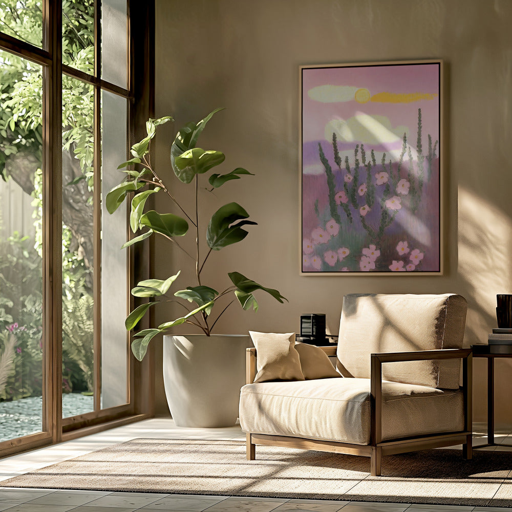 Desert Bloom Sunrise | Poster