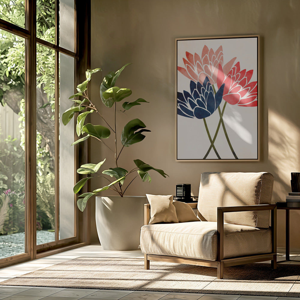 Three Dancing Blossoms | Poster