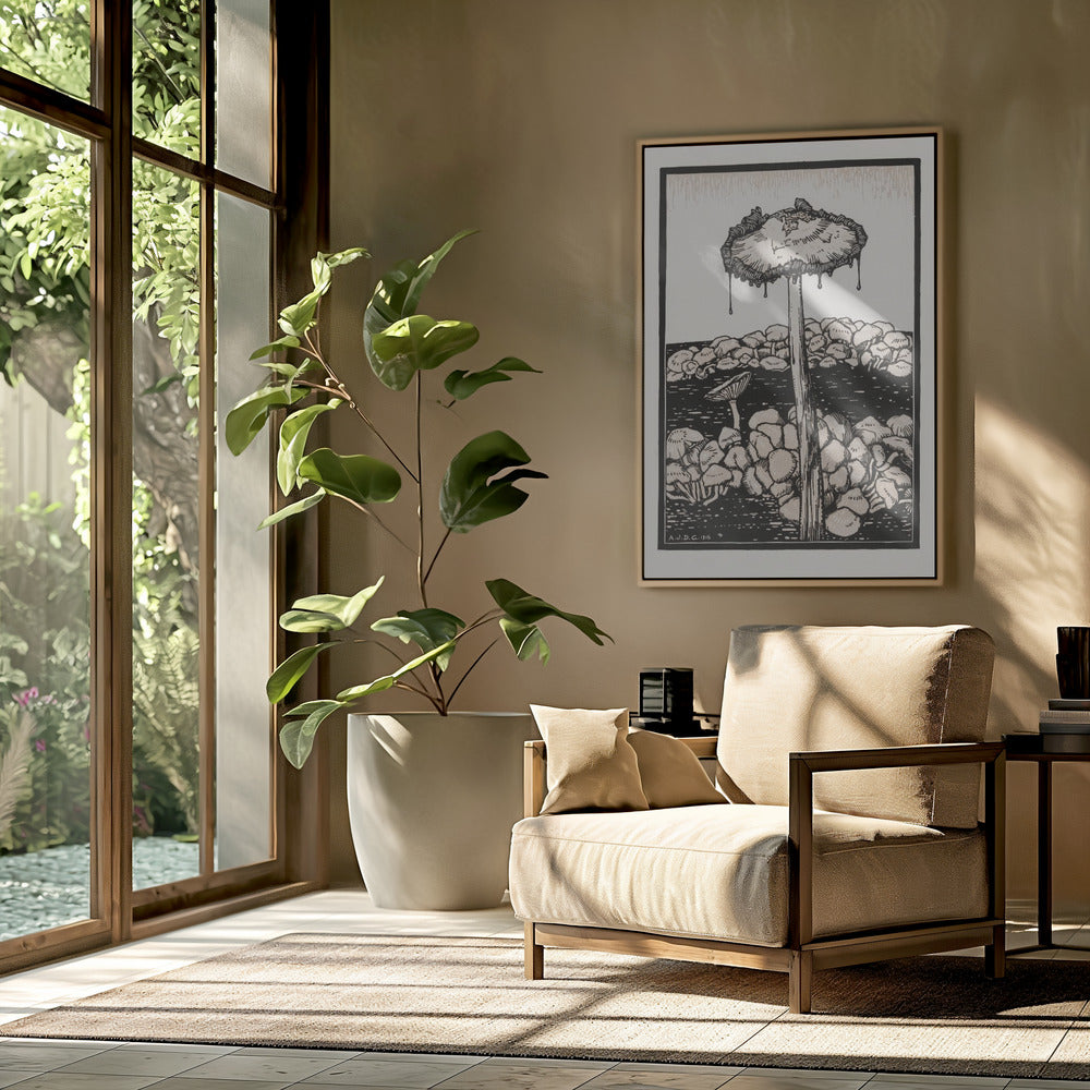 Dripping Mushroom 1916 | Poster