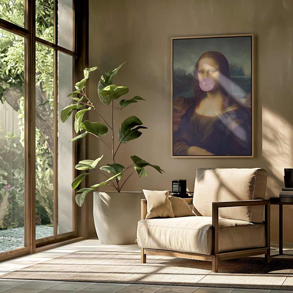 Mona Lisa Bubble Gum | Poster