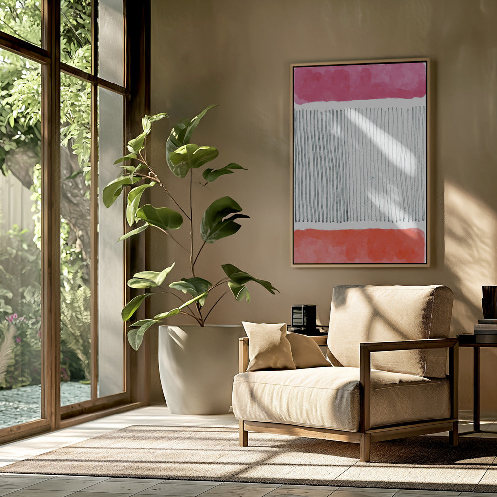 Watercolor Lines Series #4 | Poster