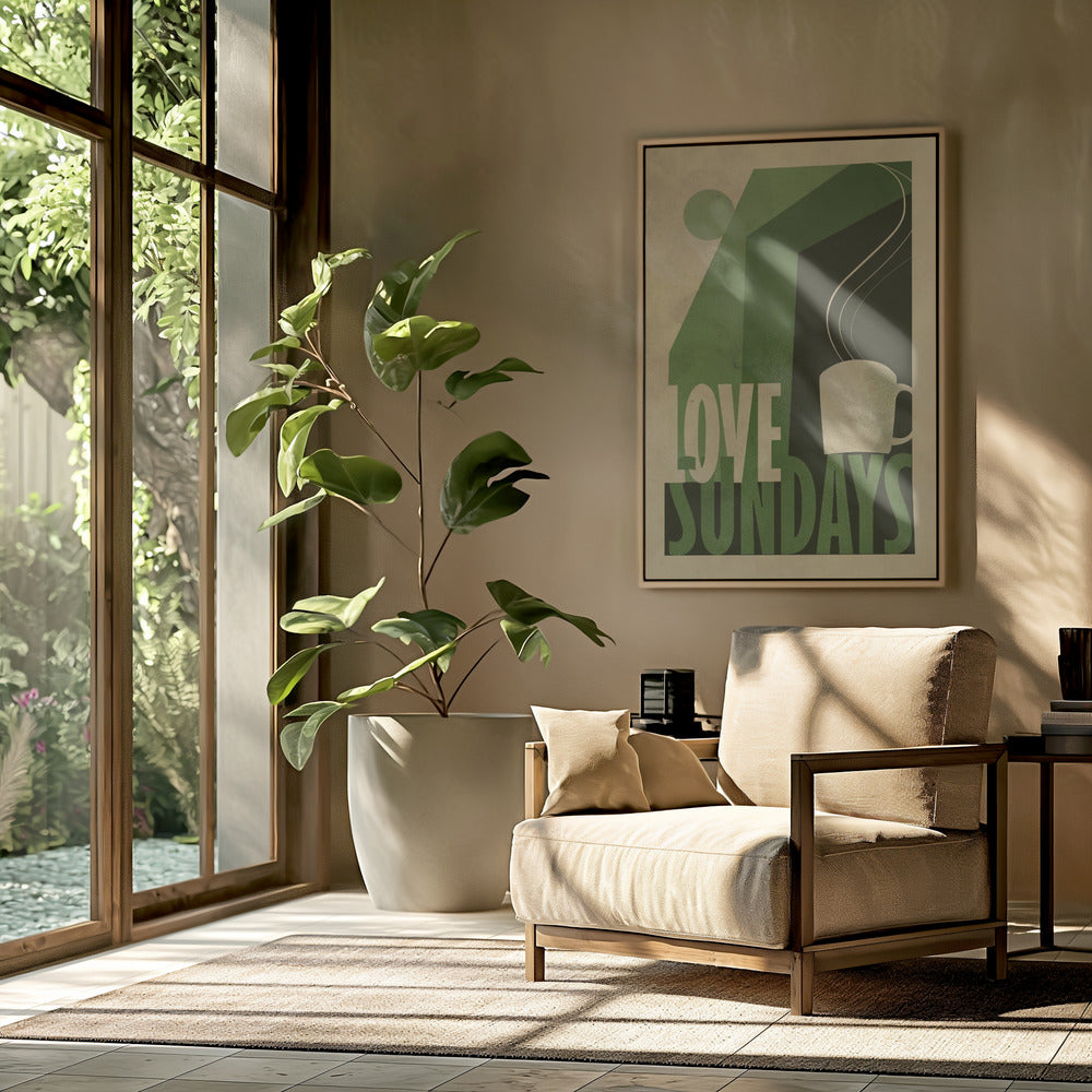 Love Sunday print | Poster