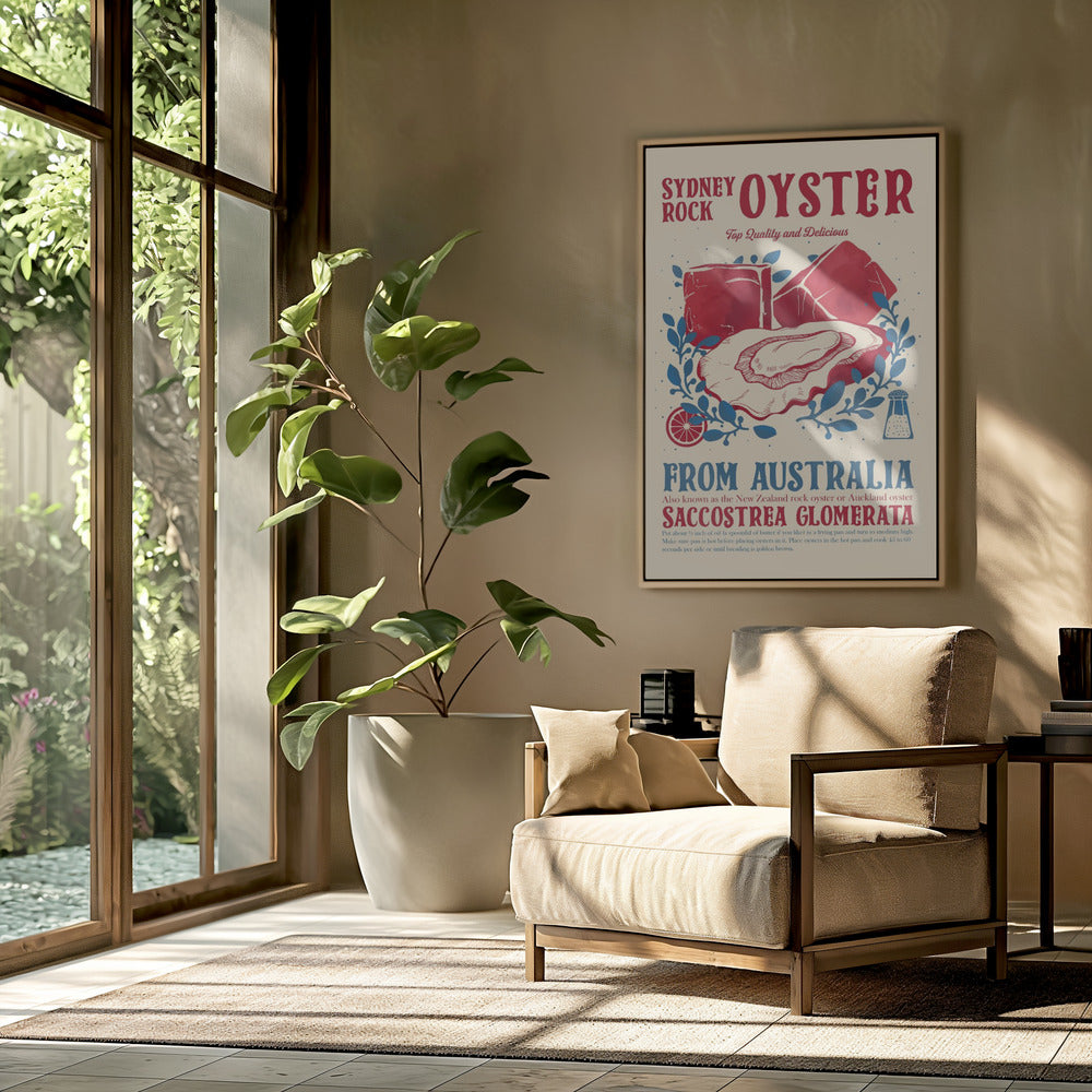 Oyster kitchen decor | Poster