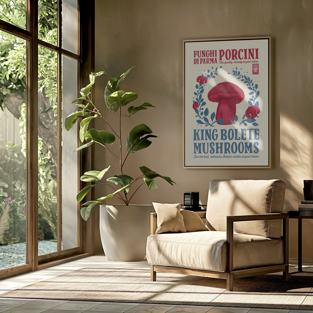 Porcini kitchen print | Poster
