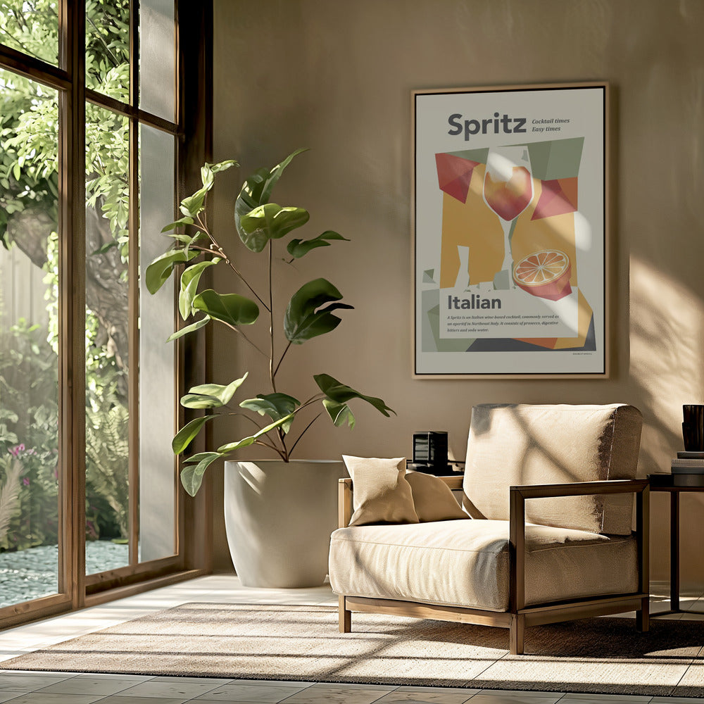 Aperol spritz print | Poster