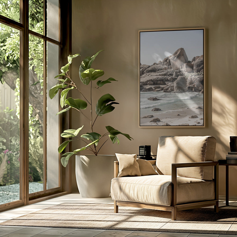 Rocky Shoreline Bliss | Poster