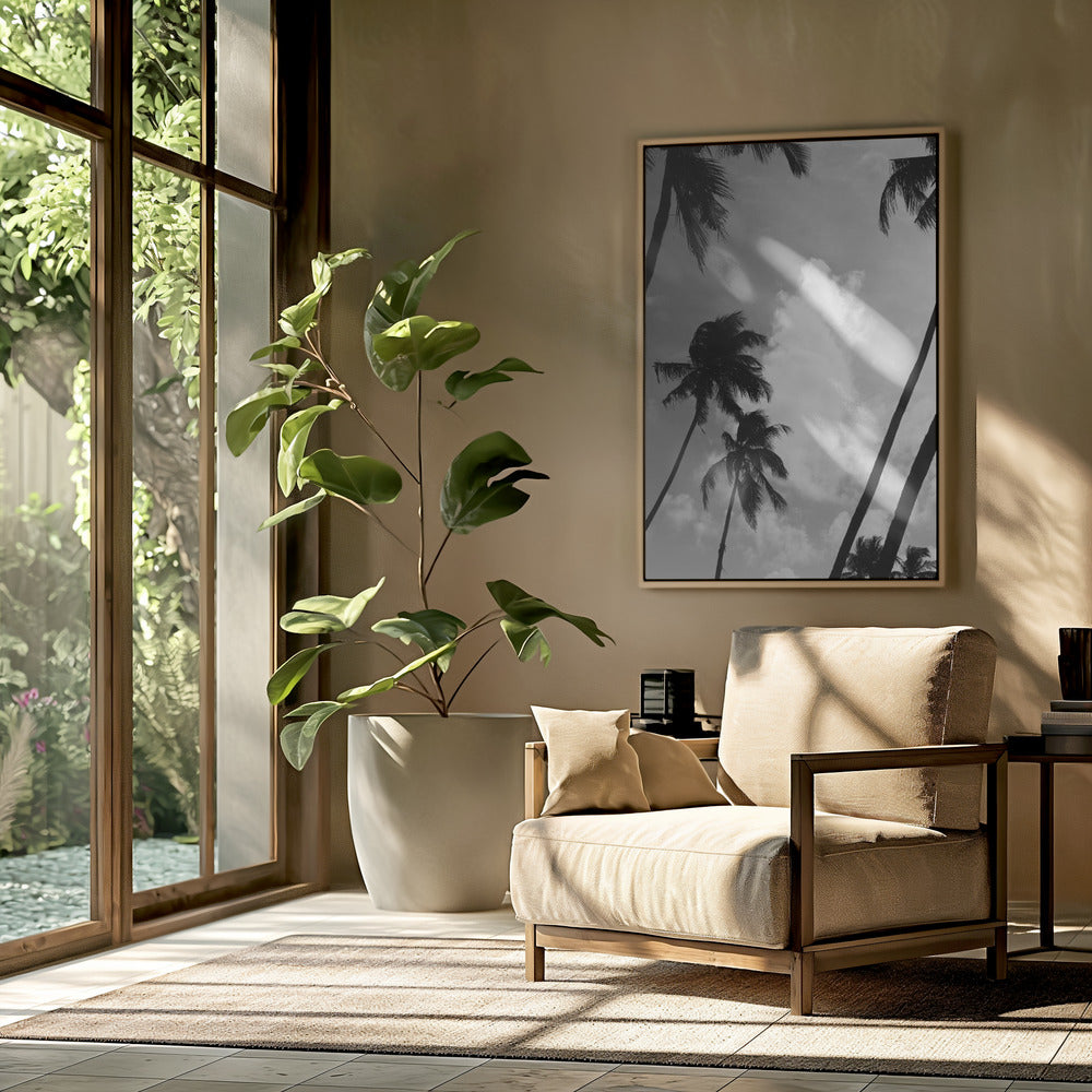 Silhouetted Palms | Poster