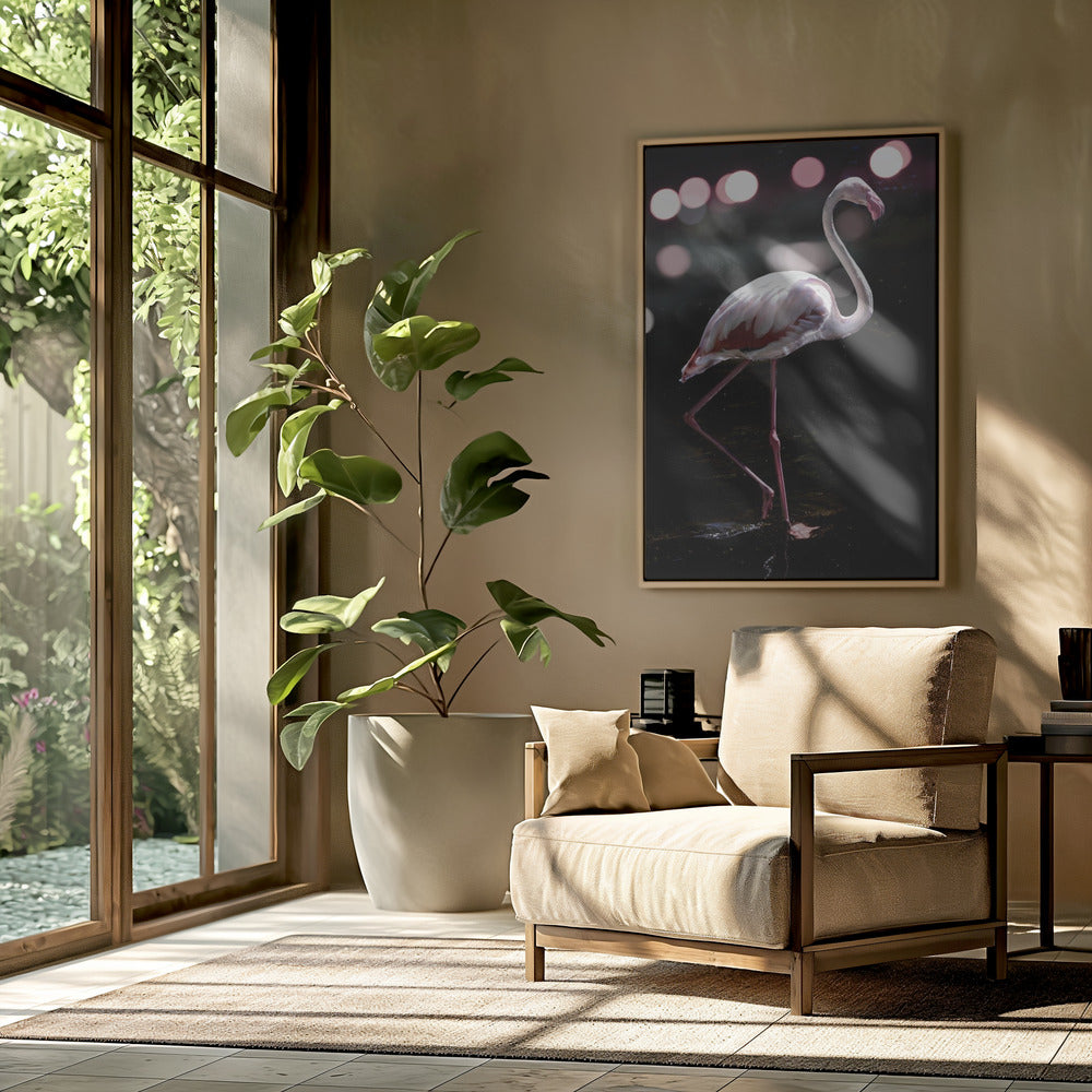 Elegant Flamingo | Poster