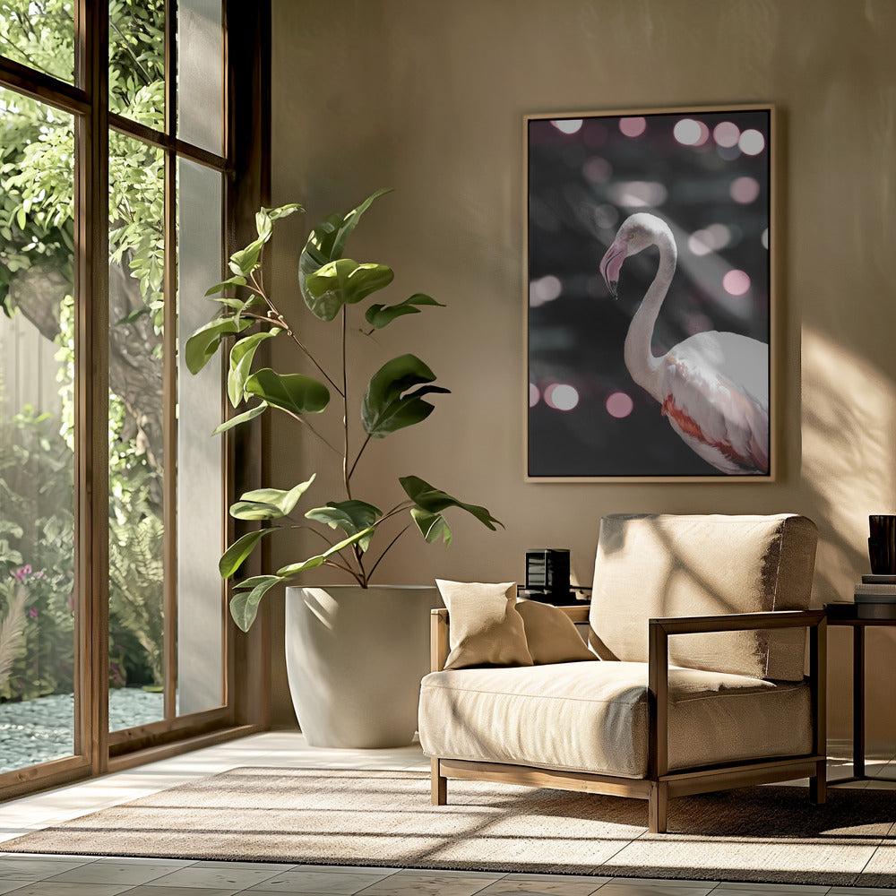 Flamingo Elegance | Poster