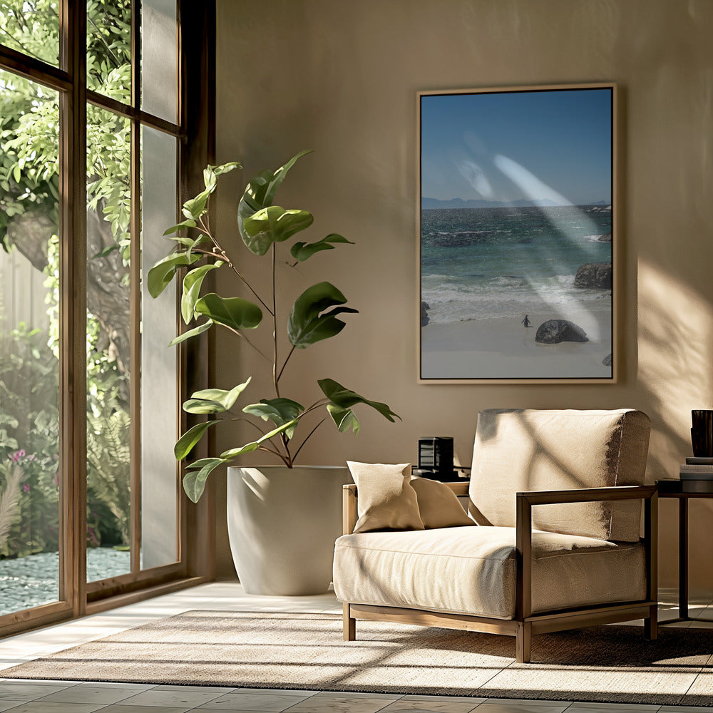 Penguin&#039;s Beach Walk | Poster