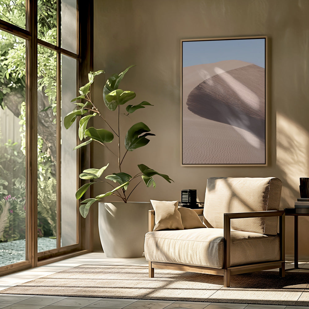 Desert&#039;s Graceful Curve | Poster