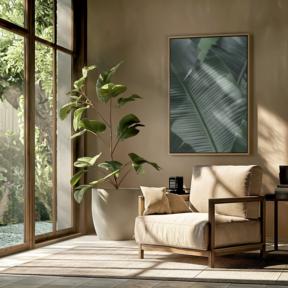 Verdant Leaf Waves | Poster