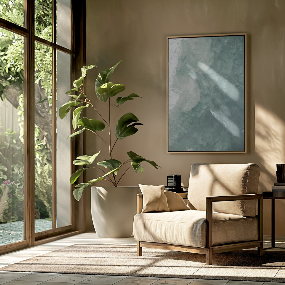 Ocean&#039;s Gentle Swirl | Poster