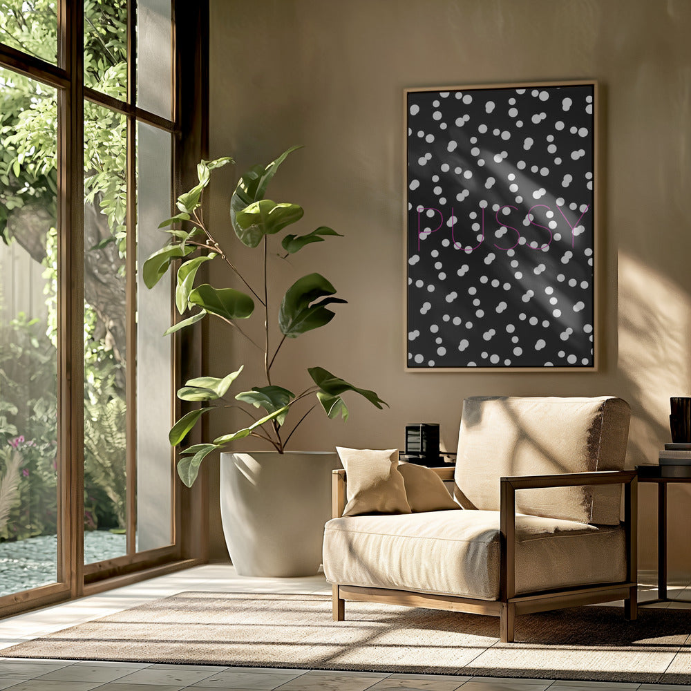Monochrome Dotscape | Poster