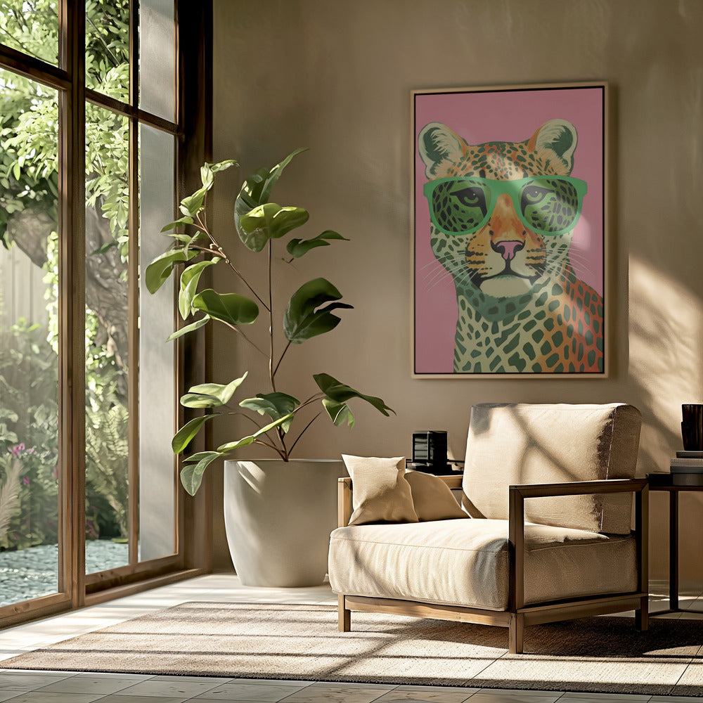 Cool Cat Portrait | Poster