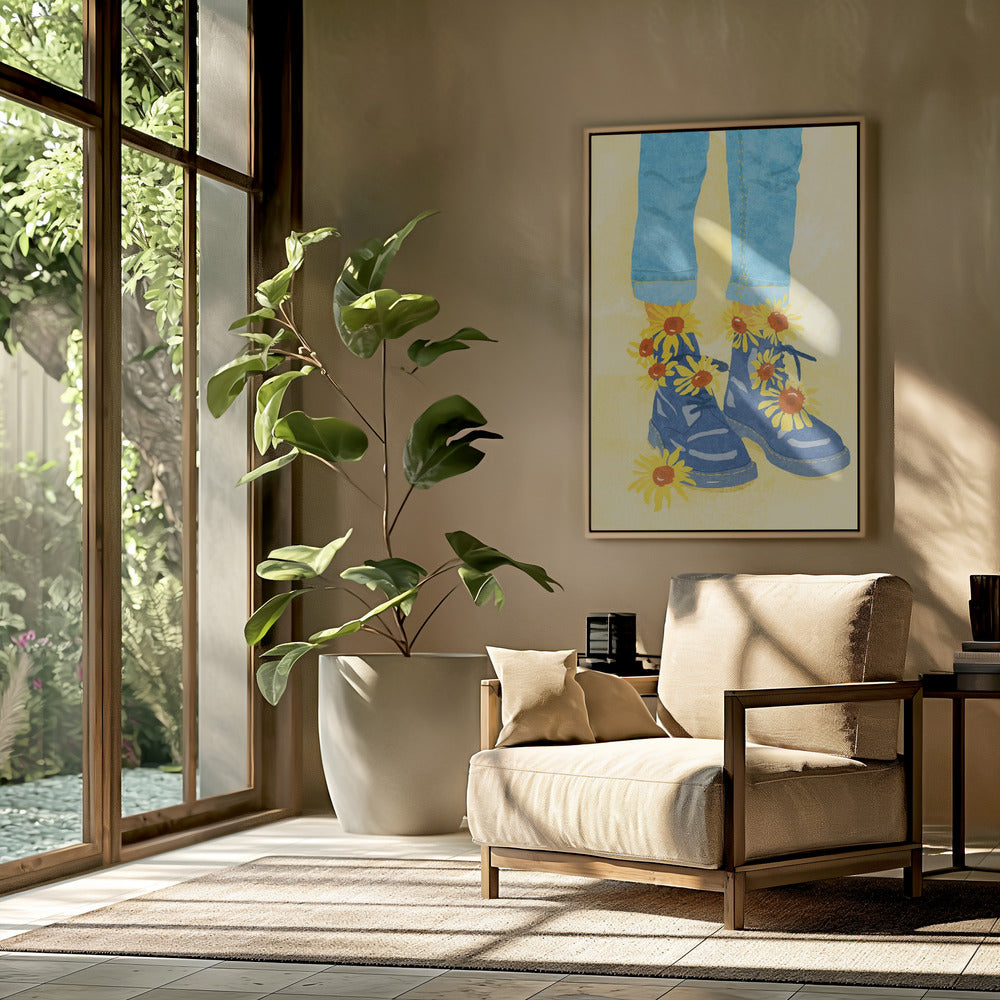 Sunflower Walk | Poster