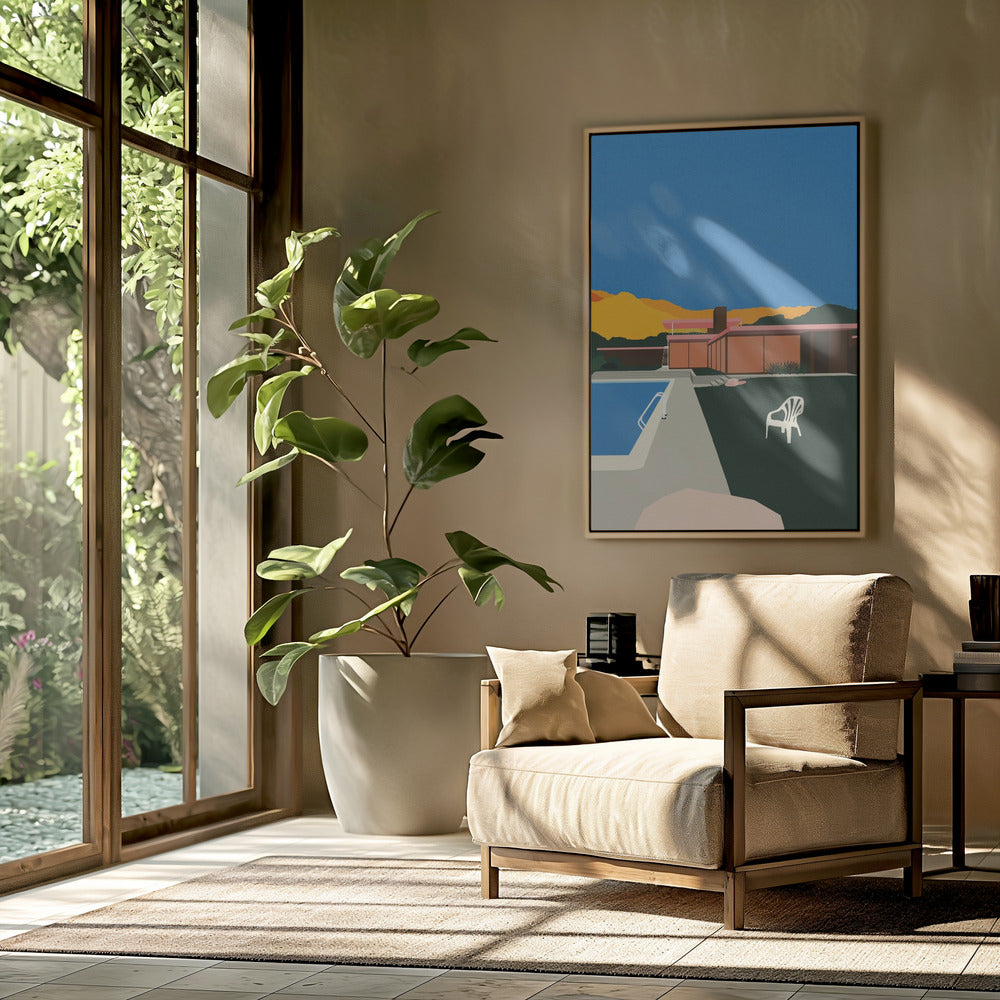 Kaufmann Desert House Poolside | Poster