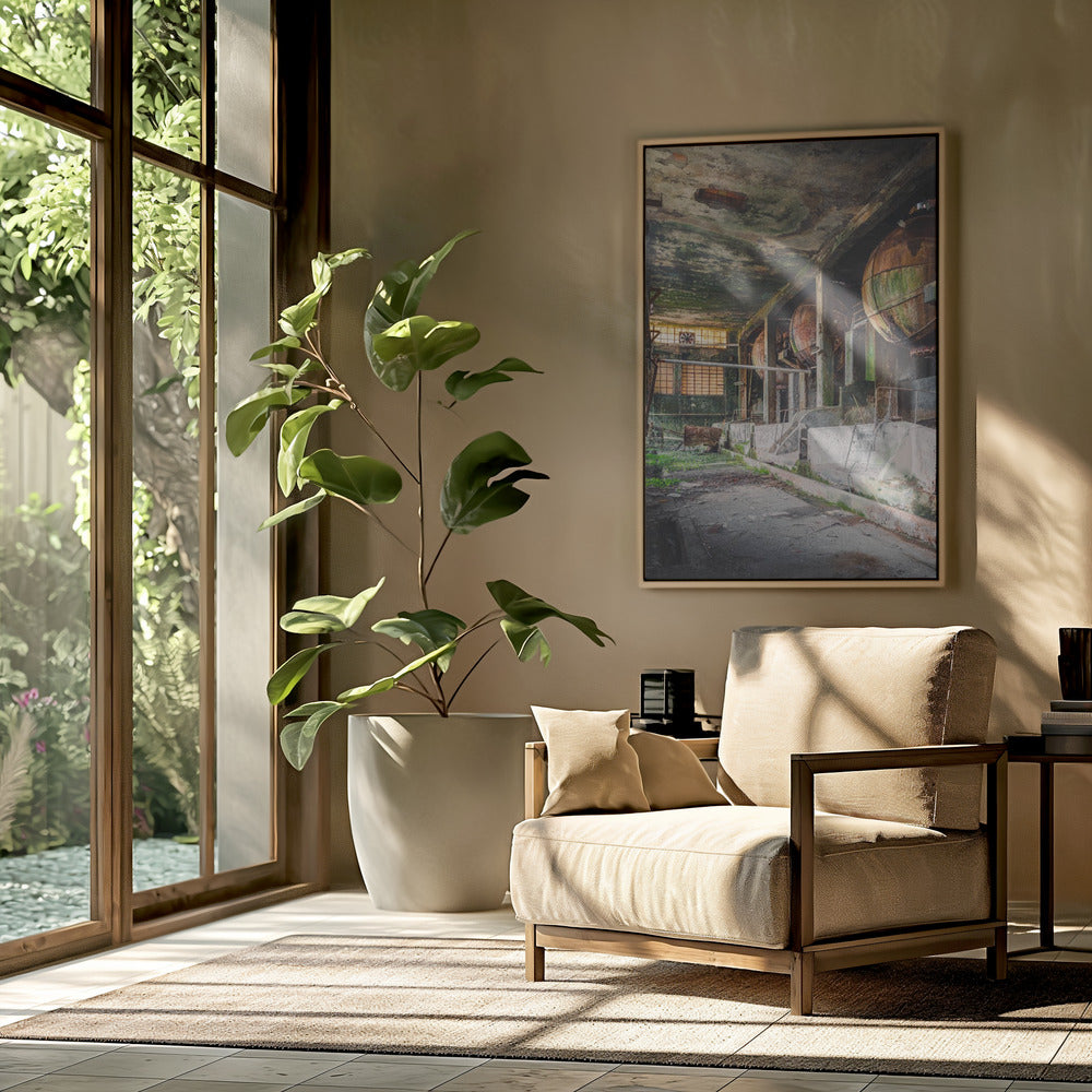 Rusty Industrial Balls | Poster