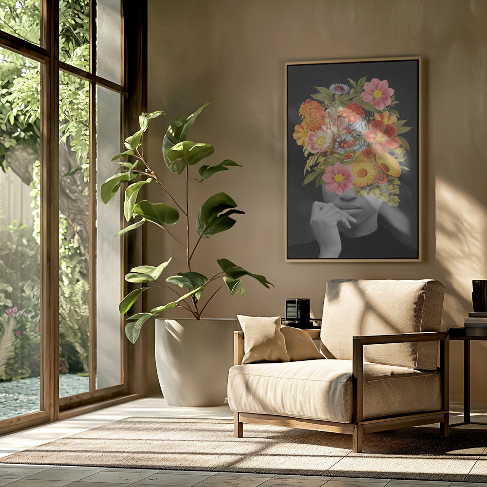 Colourful Vintage Bouquet | Poster