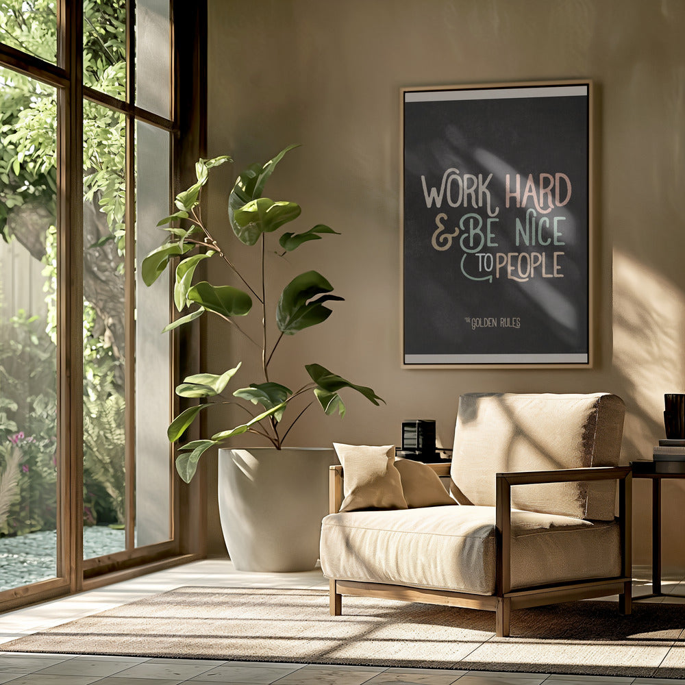 Golden Life Motto | Poster