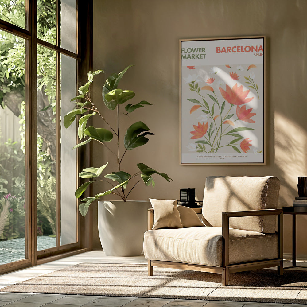 Barcelona Blooms | Poster